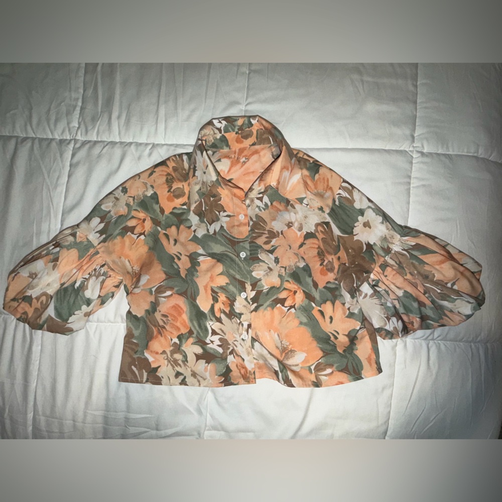 Floral Button-Up Shirt